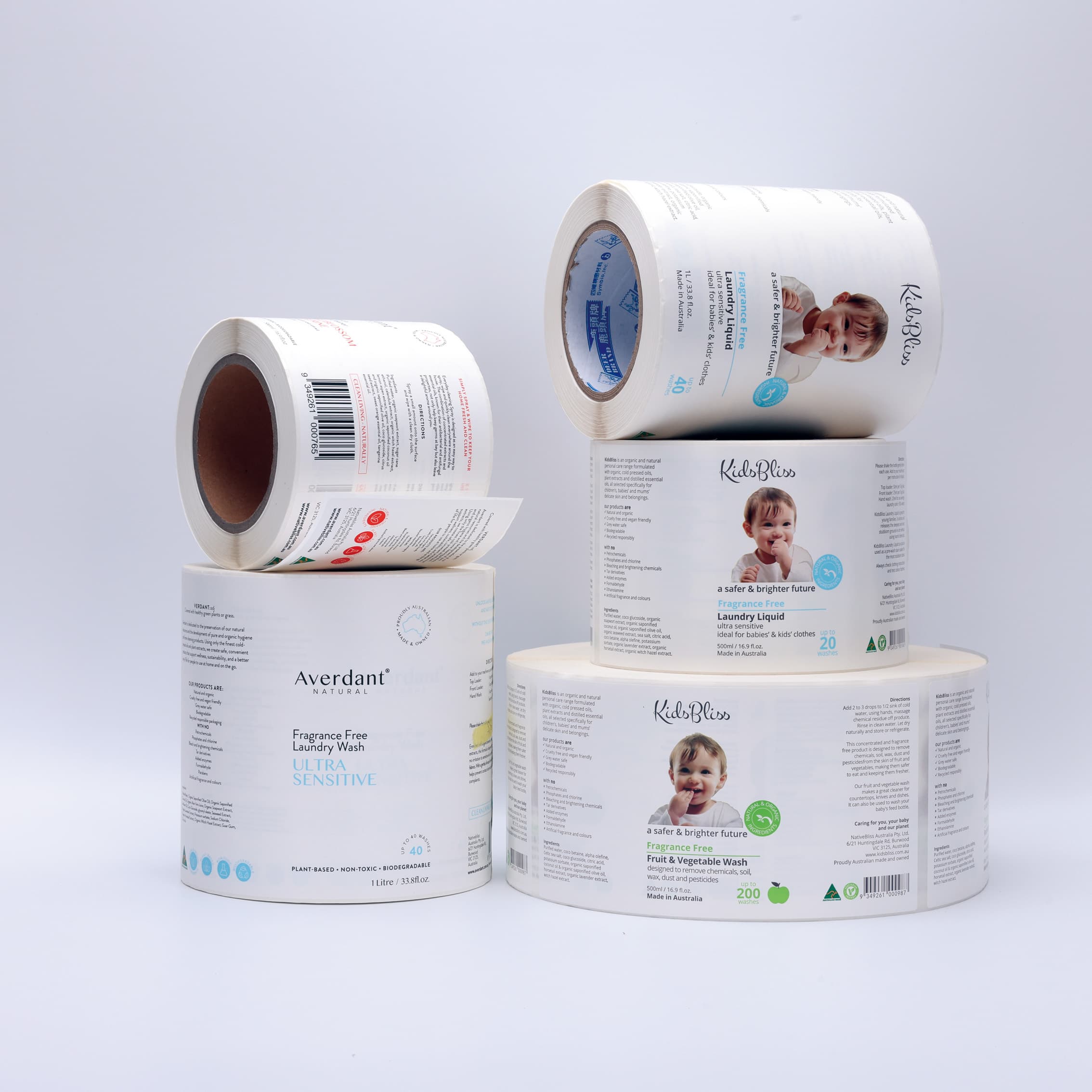 Synthetic Paper Roll Label